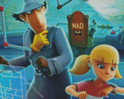 Inspector Gadget Diamond Painting