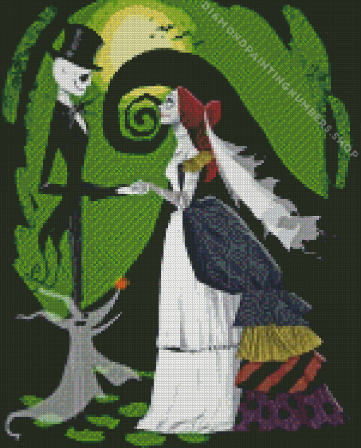 Jack and Sally Wedding Diamond Painting