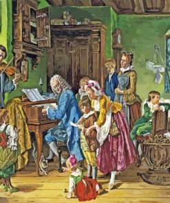 Johann Bach Family Diamond Painting