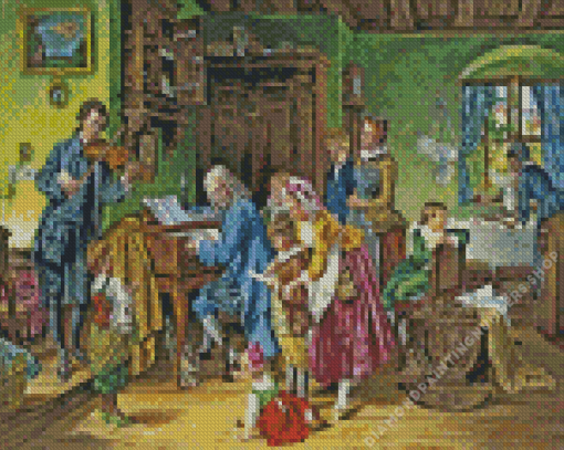 Johann Bach Family Diamond Painting