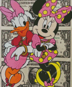 Minnie Mouse and Daisy Duck Diamond Painting