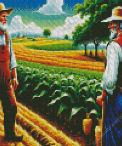 Old Farmers Diamond Painting