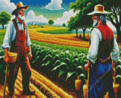 Old Farmers Diamond Painting