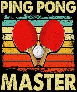 Ping Pong Master Diamond Painting