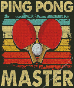 Ping Pong Master Diamond Painting