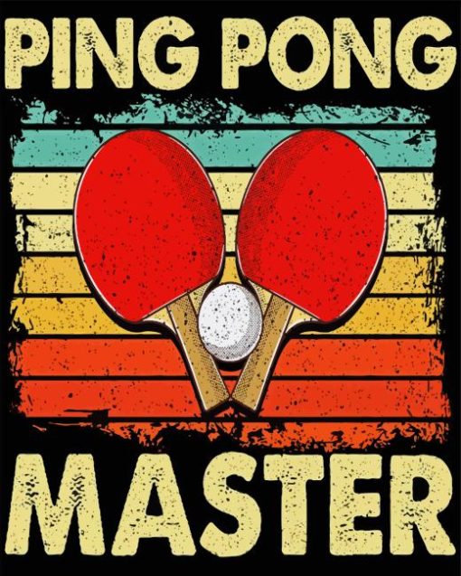 Ping Pong Master Diamond Painting