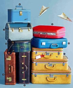 Vintage Suitcases Diamond Painting