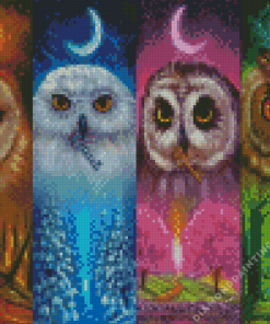 4 seasoned owl diamond paints