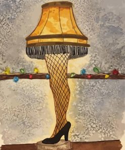 A Christmas story leg lamp diamond paints