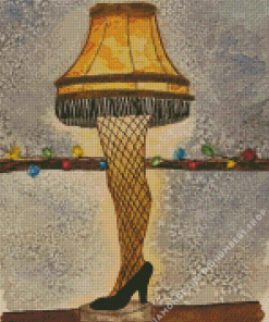 A Christmas story leg lamp diamond paints