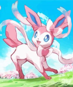 AEtshetic cool Sylveon Diamond Paints