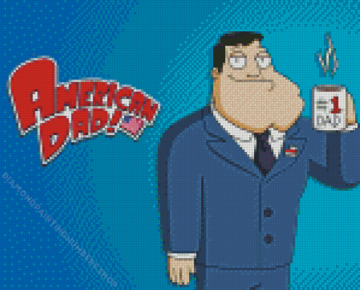 American Dad Diamond Painting