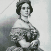 Black And White Queen Victoria Diamond Painting