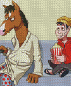 Bojack and Todd Diamond Painting