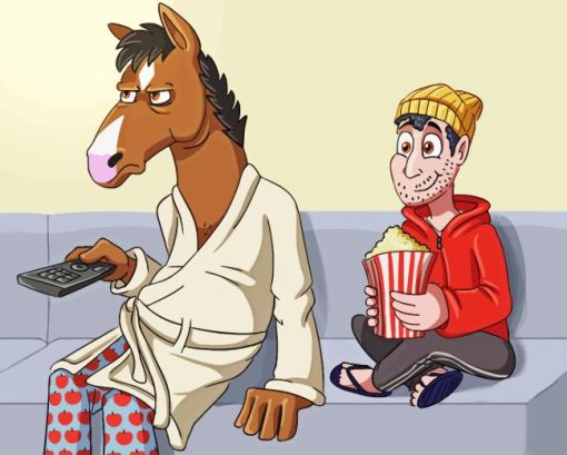 Bojack and Todd Diamond Painting