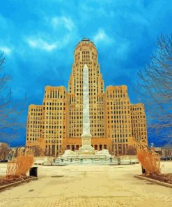 Buffalo New York City Hall Diamond Painting