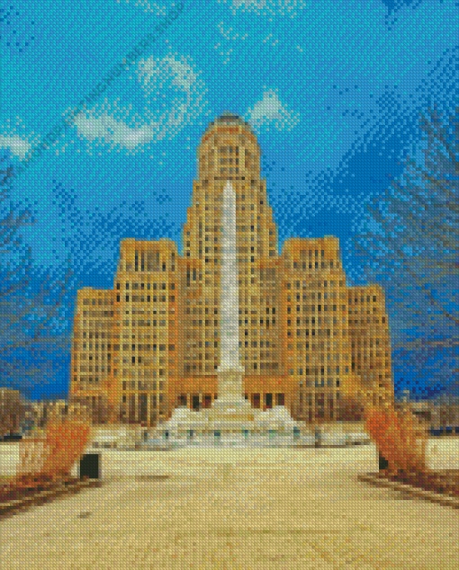 Buffalo New York City Hall Diamond Painting