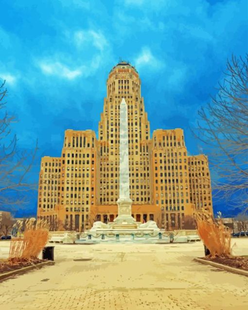 Buffalo New York City Hall Diamond Painting