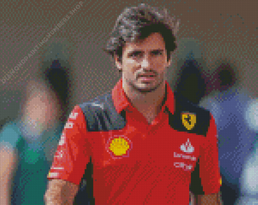 Carlos Sainz Diamond Painting