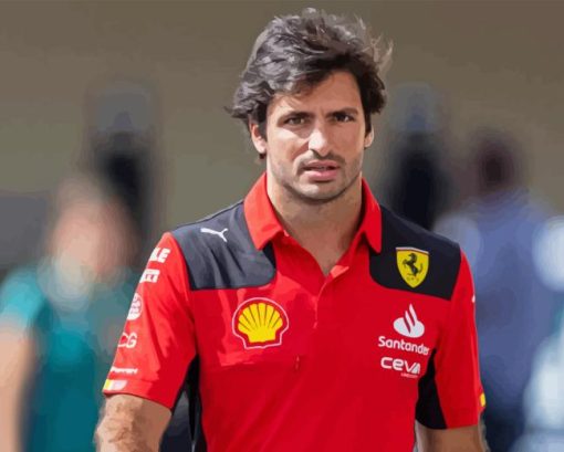 Carlos Sainz Diamond Painting