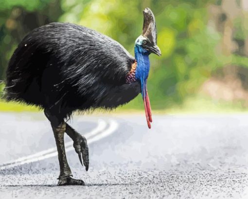 Cassowary Bird Diamond Painting