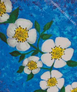 Cherokee rose flowers Diamond Paintings