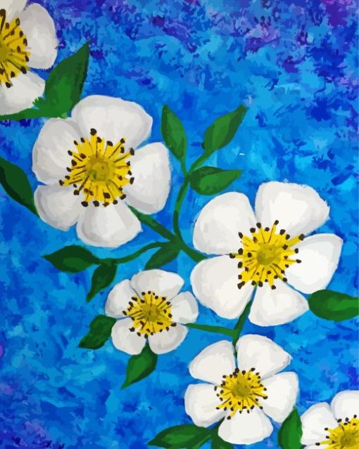 Cherokee rose flowers Diamond Paintings