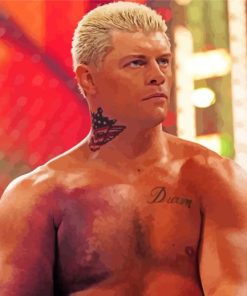 Cody Rhodes Diamond Paintings