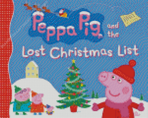 Disney Christmas Peppa Pig Diamond Painting