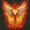 Flame Wings Fire Diamond Painting