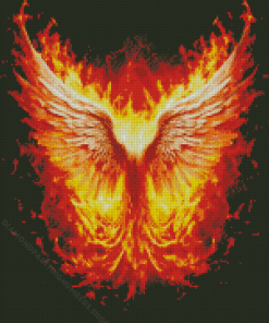 Flame Wings Fire Diamond Painting