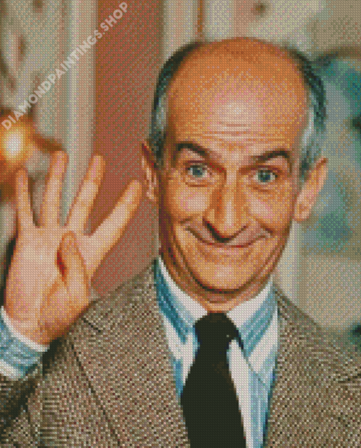 French Louis de Funes Diamond Paintings