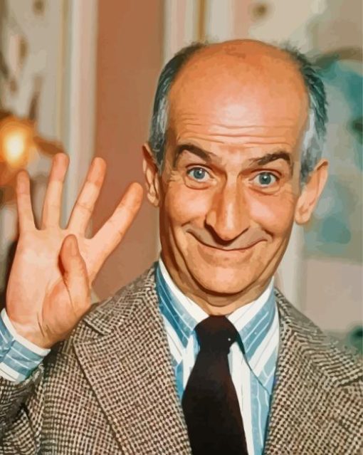 French Louis de Funes Diamond Paintings