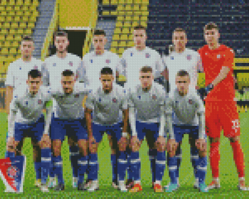 Hajduk Split Football Club Diamond Painting