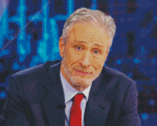 Jon Stewart Comedian Diamond Painting