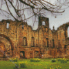 Kirkstall Abbey in Leeds Diamond Painting