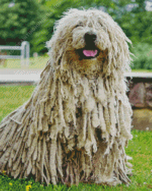 Komondor Diamond Painting