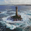 Longships Lighthouse Diamond Painting