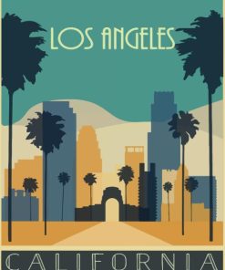 Los Angeles poster Diamond Paintings