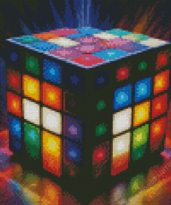 Magical Rubiks Cube Diamond Painting