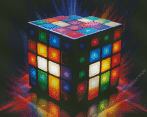 Magical Rubiks Cube Diamond Painting