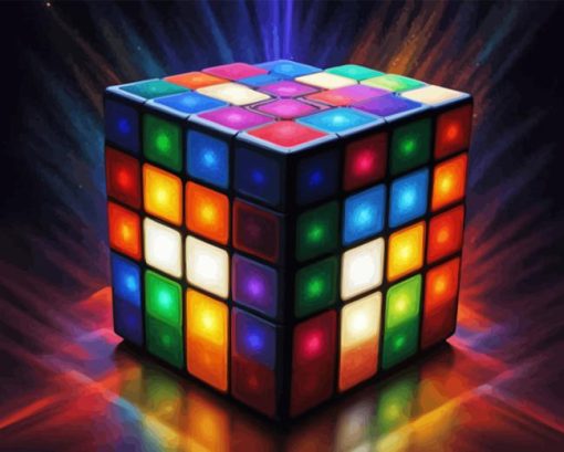 Magical Rubiks Cube Diamond Painting