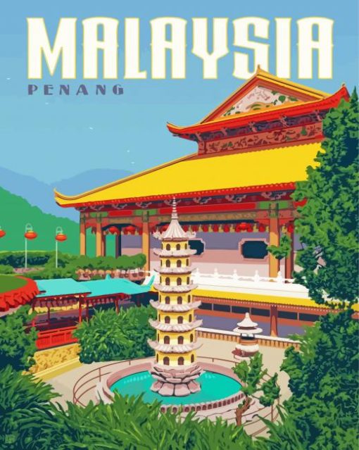 Malaysia penang Poster Diamond Paints