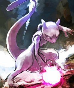 Mewtwo POKEMON Diamond Paints