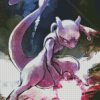 Mewtwo POKEMON Diamond Paints