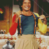 Mork and Mindy character Diamond By Numbers