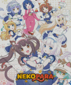 Nekopara anime poster diamond paints