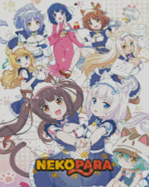 Nekopara anime poster diamond paints