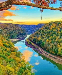 New River Gorge National Park Diamond Painting