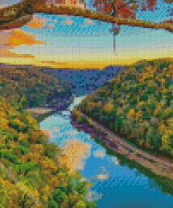 New River Gorge National Park Diamond Painting